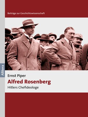 cover image of Alfred Rosenberg